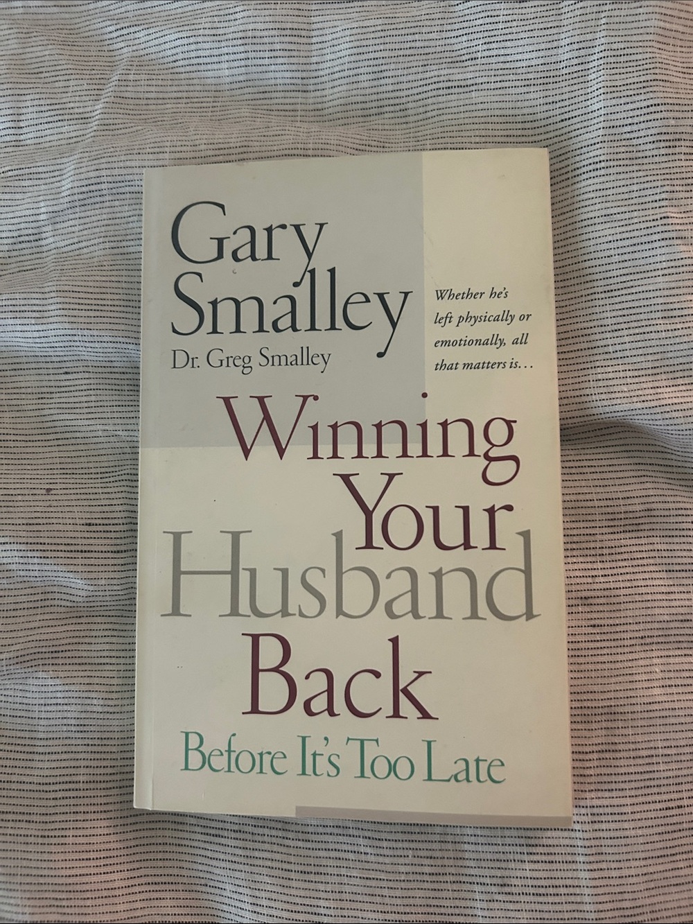 Winning Your Husband Back - Beige Softcover